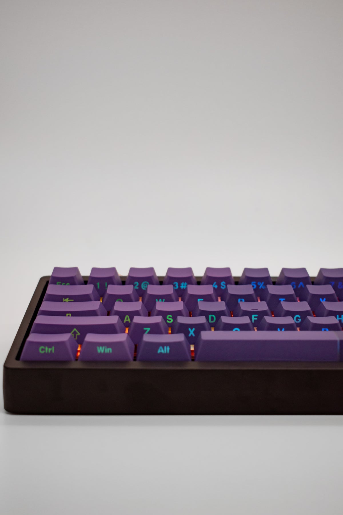 Purple Storm Lucky65 V2 65% Aluminum Mechanical Keyboard (Outemu Maple Leaf Tactile)