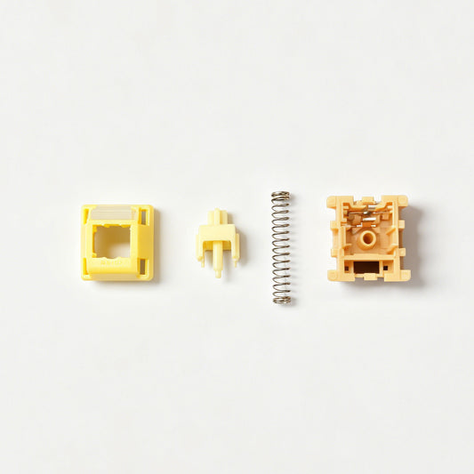 Akko Creamy Yellow U1 Switches 100 броя
