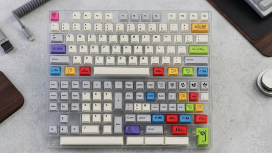 Rubrehose Clone PBT Keycaps Cherry Profile