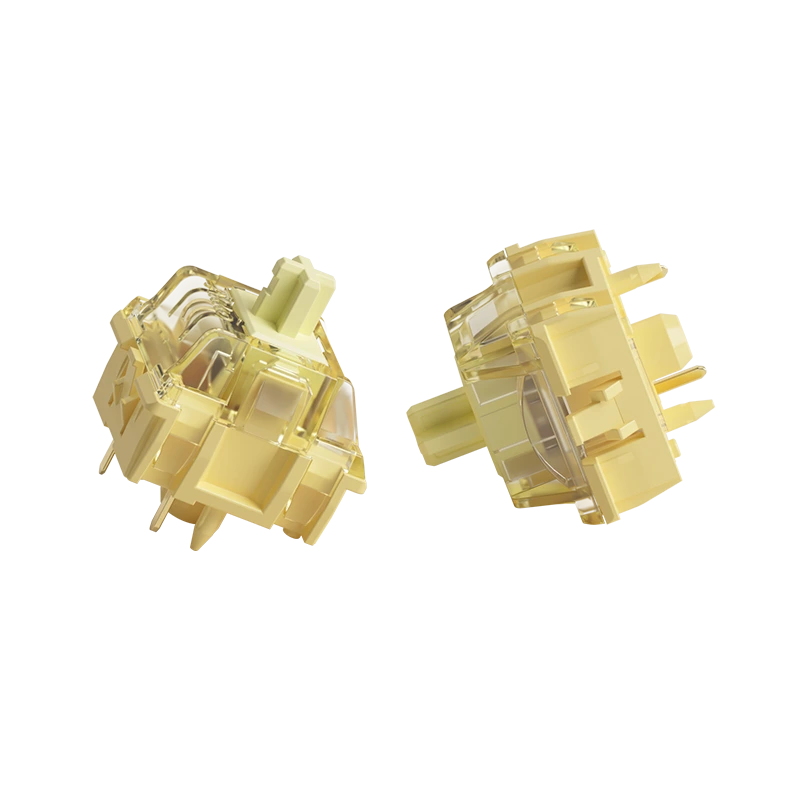 Akko Creamy Yellow Pro v5 Switches (45 pcs) for Mechanical Keyboard 5-pin