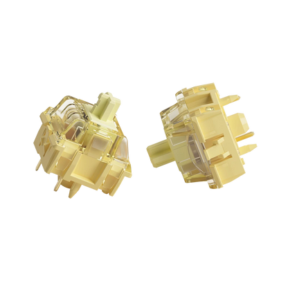 Akko Creamy Yellow Pro v5 Switches (45 pcs) for Mechanical Keyboard 5-pin