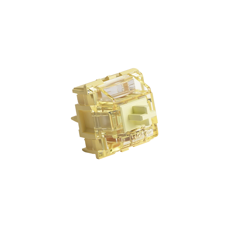 Akko Creamy Yellow Pro v5 Switches (45 pcs) for Mechanical Keyboard 5-pin