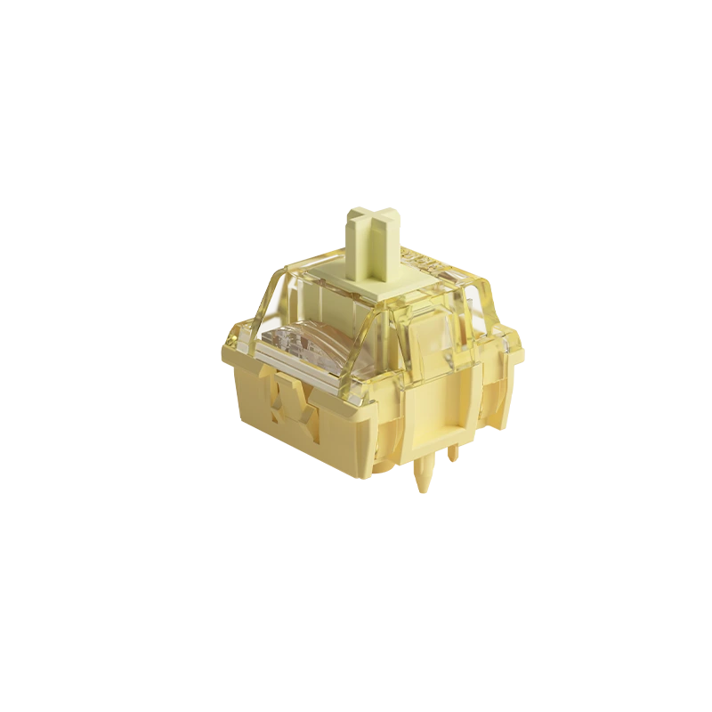 Akko Creamy Yellow Pro v5 Switches (45 pcs) for Mechanical Keyboard 5-pin