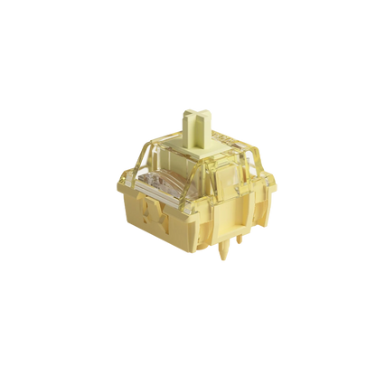 Akko Creamy Yellow Pro v5 Switches (45 pcs) for Mechanical Keyboard 5-pin