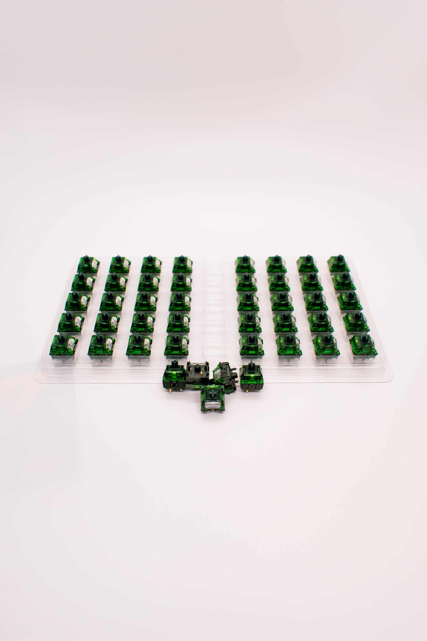 Akko x Monsgeek Green Fog Суичове за Механична Клавиатура (45 броя) - TypeHero