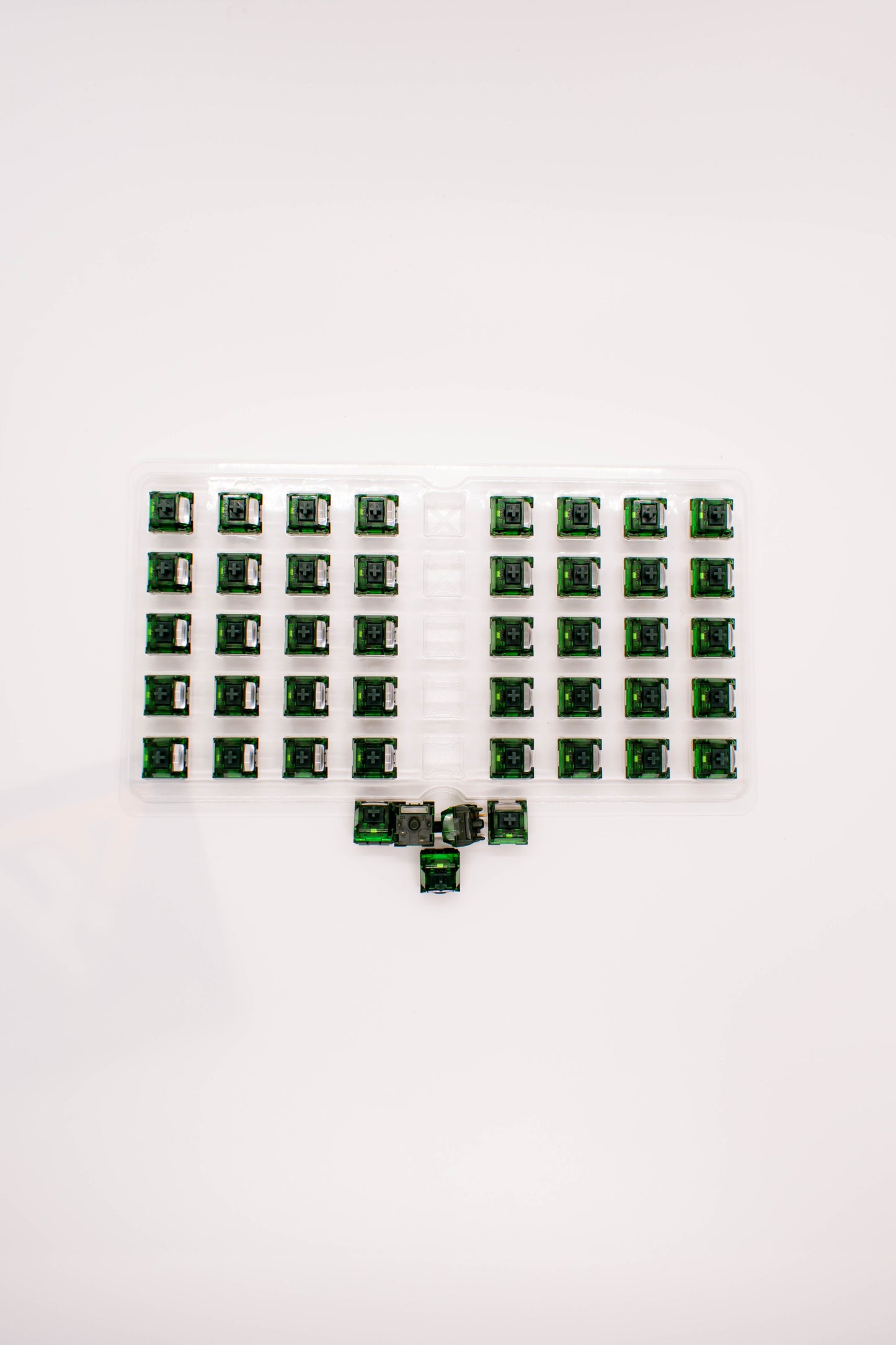 Akko x Monsgeek Green Fog Суичове за Механична Клавиатура (45 броя) - TypeHero