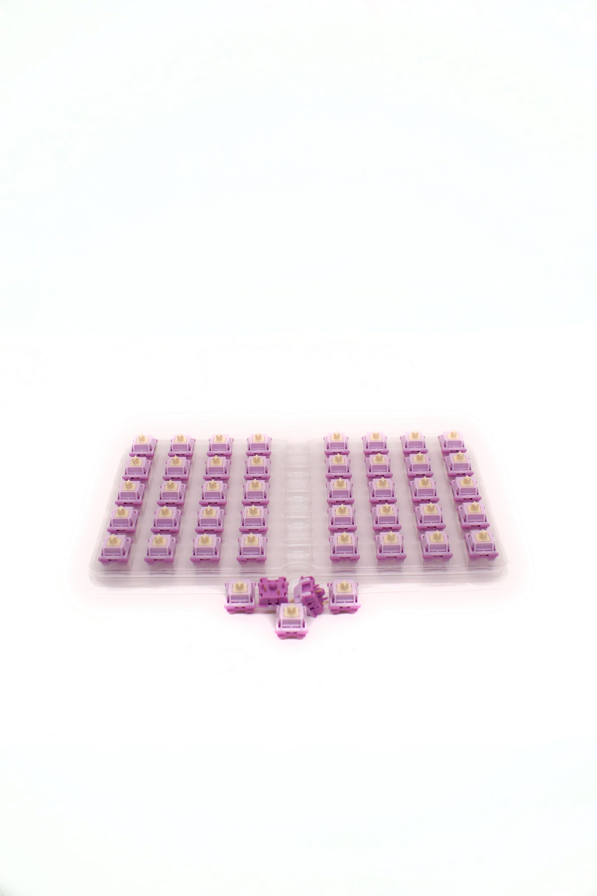 Akko Creamy Purple Pro Суичове (45 Броя) за Механична Клавиатура 5-pin - TypeHero