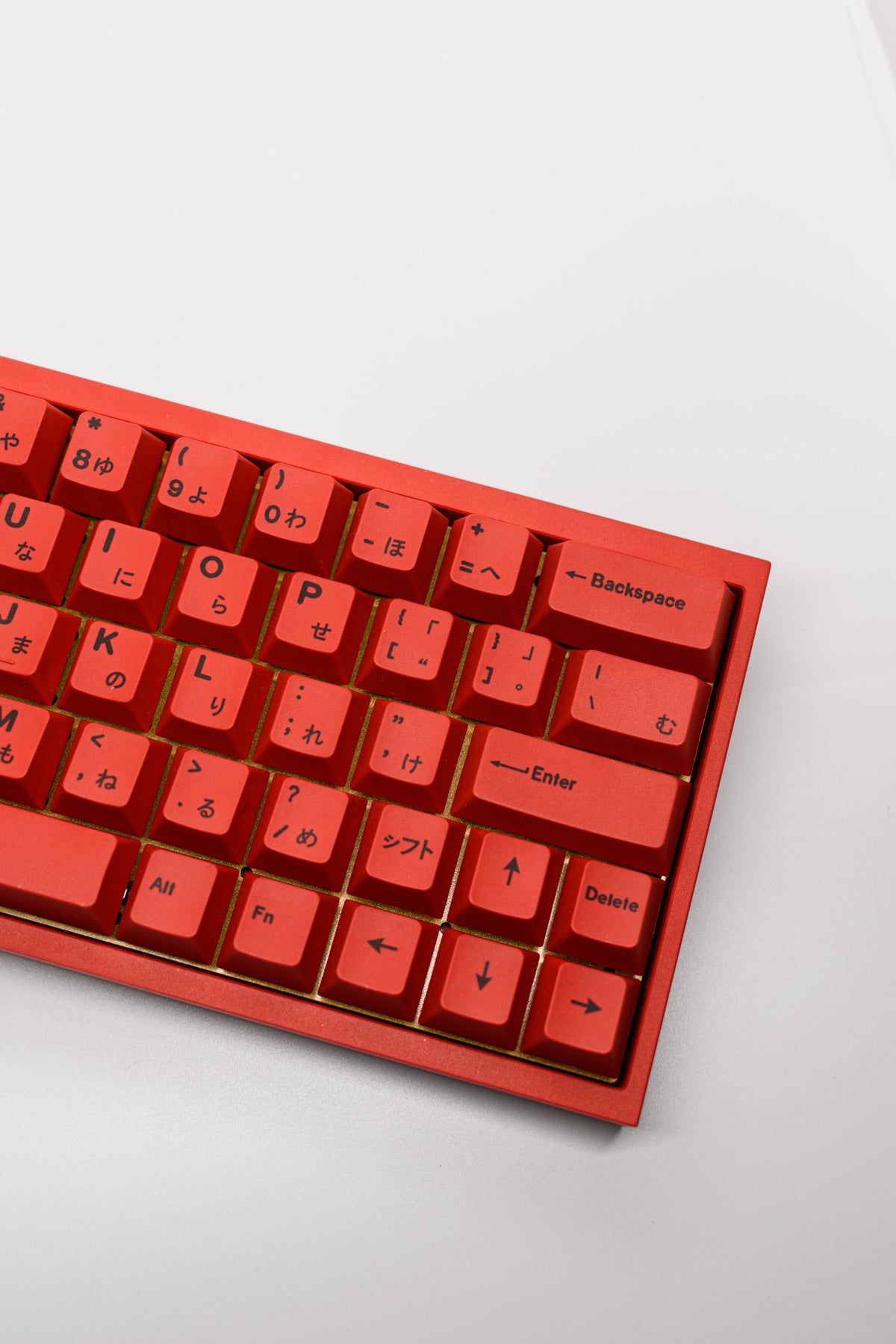 Red PBT Keycaps Cherry Profile Капачки за Механична Клавиатура - TypeHero