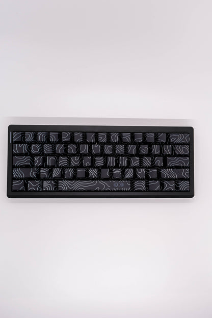 Topographic Cherry Profile PBT Dye Sub Side Print Капачки за Механична Клавиатура (Пълен комплект) - TypeHero