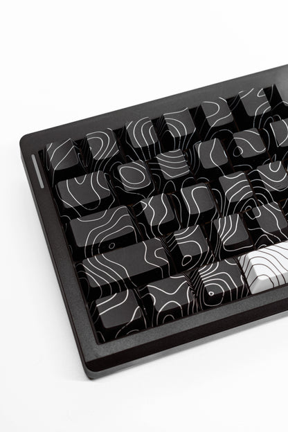 Topographic Cherry Profile PBT Dye Sub Side Print Капачки за Механична Клавиатура (Пълен комплект) - TypeHero