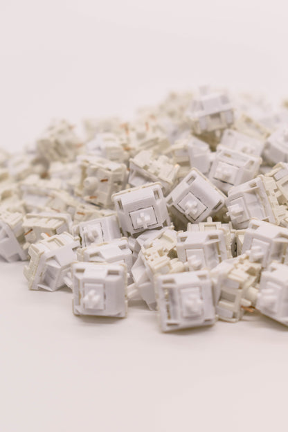 Feker White Marble Суичове за Механична Клавиатура 5-pin (10 броя) - TypeHero