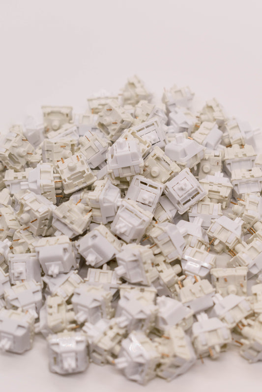 Feker White Marble Суичове за Механична Клавиатура 5-pin (10 броя) - TypeHero