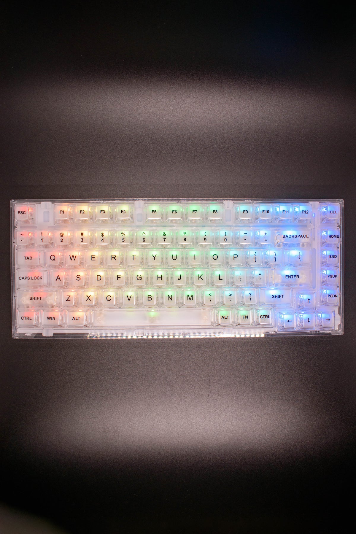 Yunzii X75 Pro 75% Прозрачна Механична Клавиатура Готова Сглобка (Pre-Built) - TypeHero