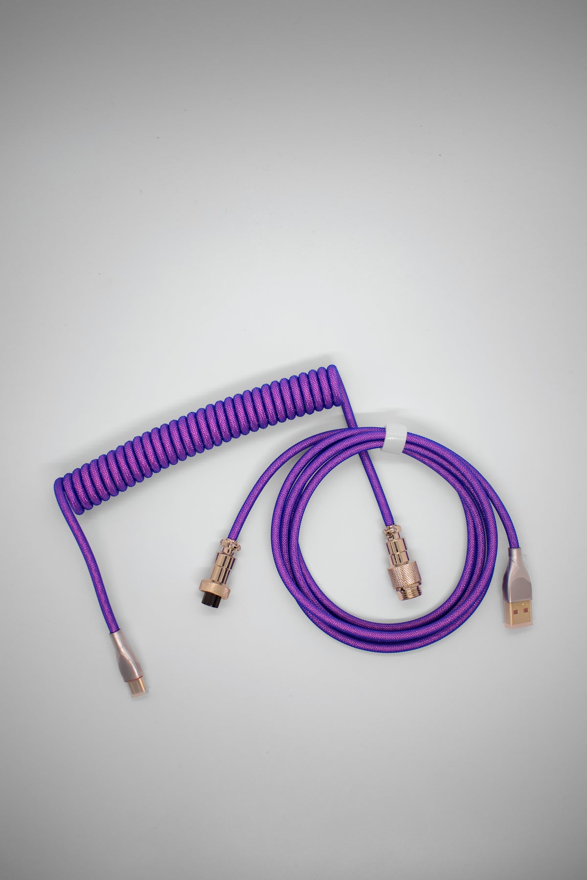 TypeHero Premium Coiled Навит Авиаторен Кабел USB-A към USB-C - TypeHero