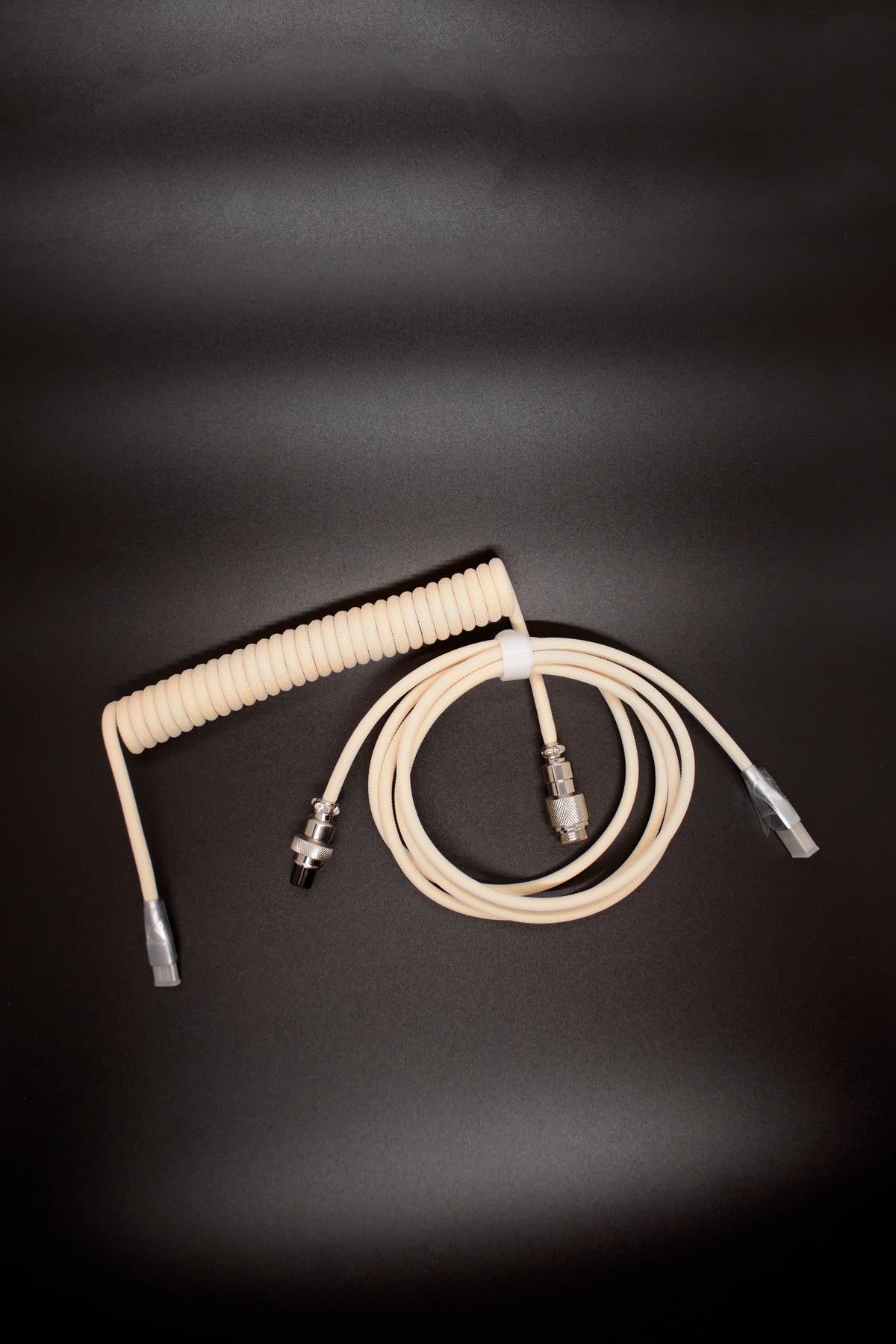 TypeHero Premium Coiled Навит Авиаторен Кабел USB-A към USB-C - TypeHero