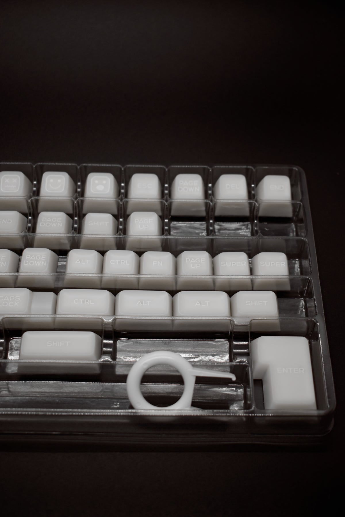 White Marble SA Profile Keycaps Капачки за Механична Клавиатура - TypeHero