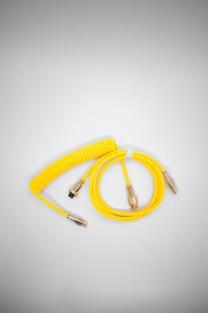 TypeHero Premium Coiled Навит Авиаторен Кабел USB-A към USB-C - TypeHero