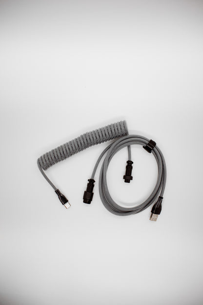 TypeHero Premium Coiled Навит Авиаторен Кабел USB-A към USB-C - TypeHero