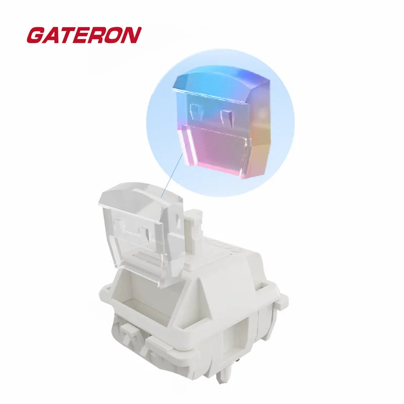 Gateron Smoothie Full POM Linear Switches Суичове за Механична Клавиатура (кутия х35 броя) - TypeHero