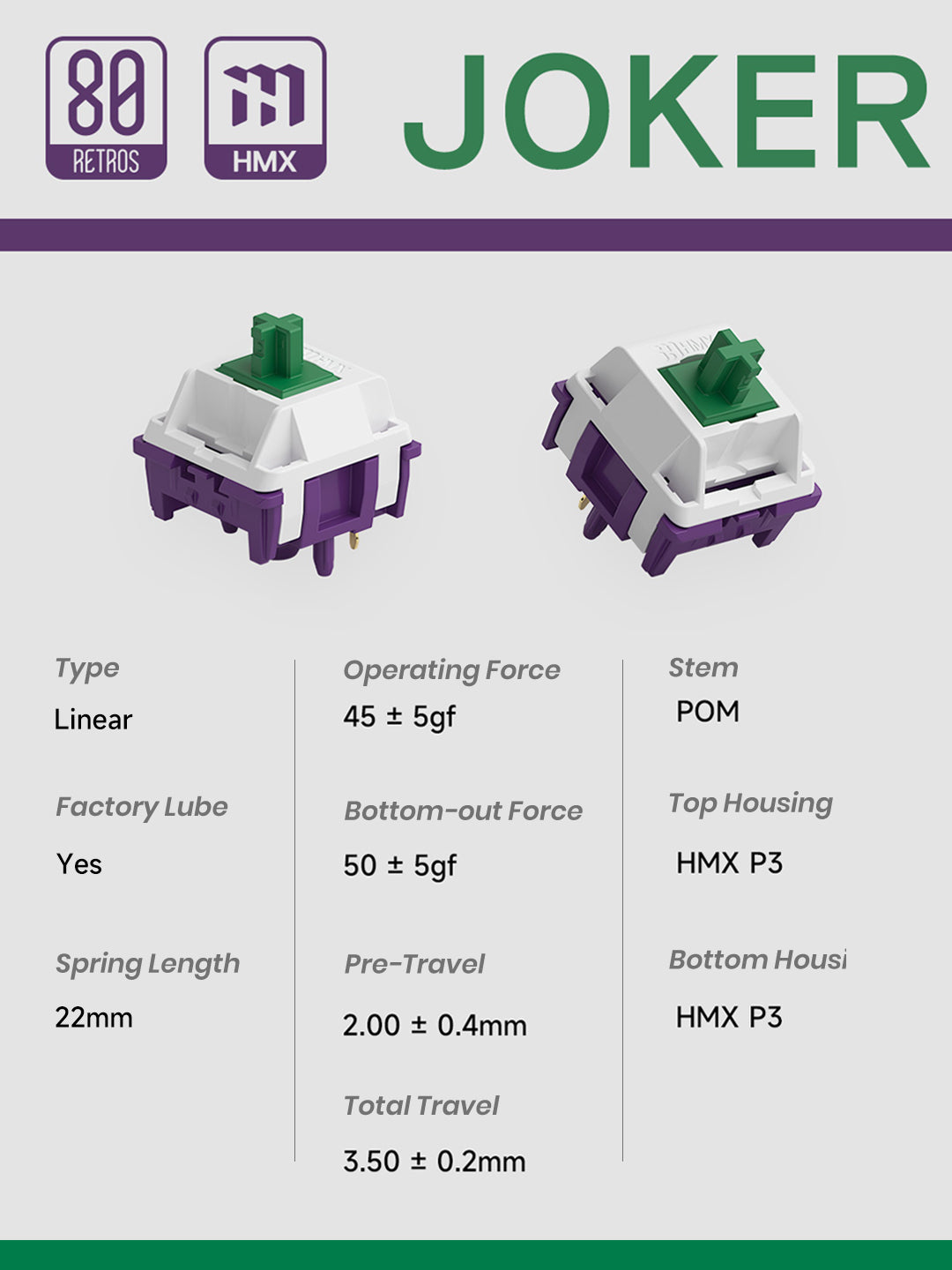 HMX Joker Linear Switch (х35 box) - TypeHero