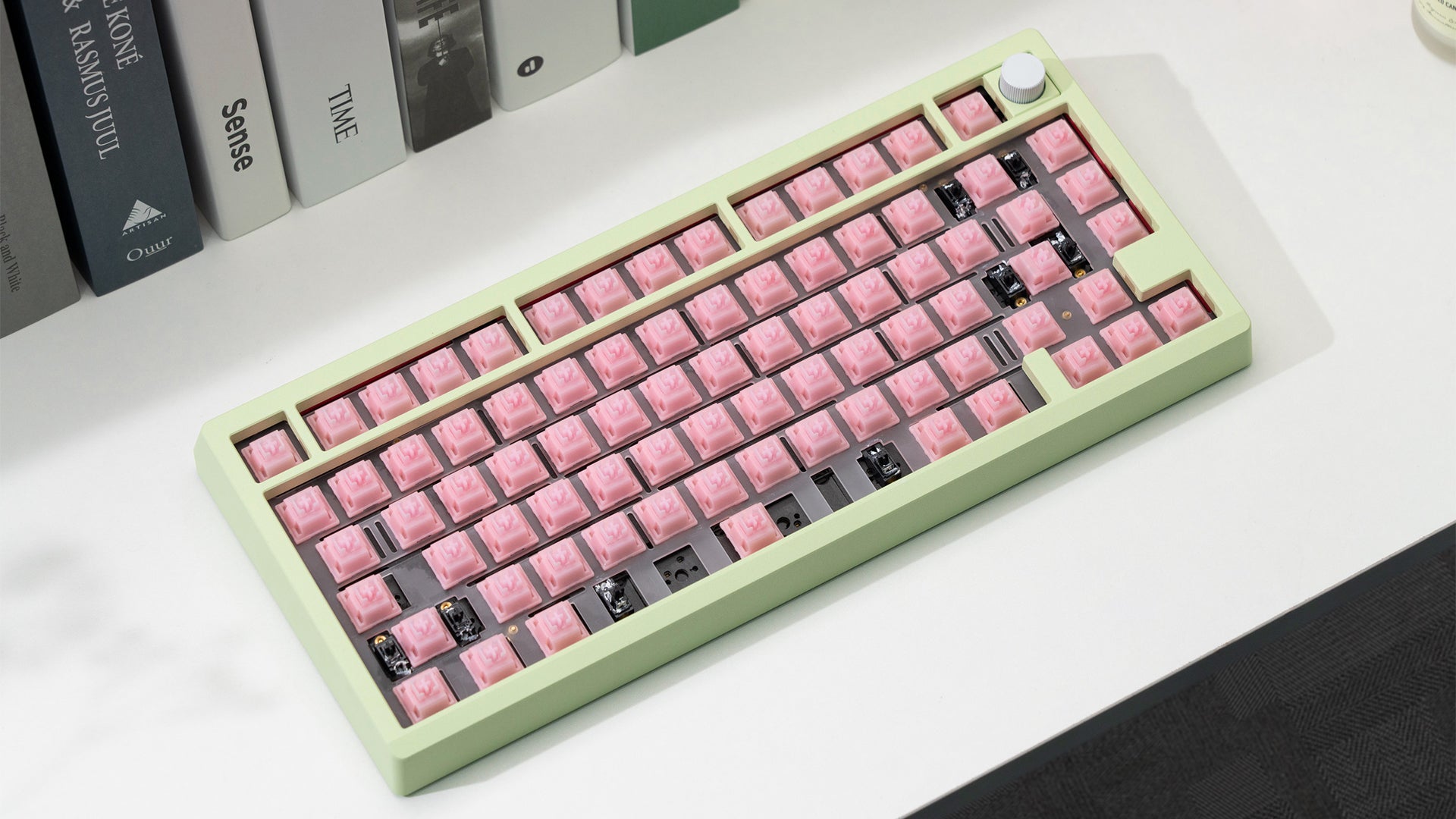 WS Pearl Linear Switches with Ball Bearings Суичове за Механична Клавиатура с Лагери (кутия х35 броя) - TypeHero