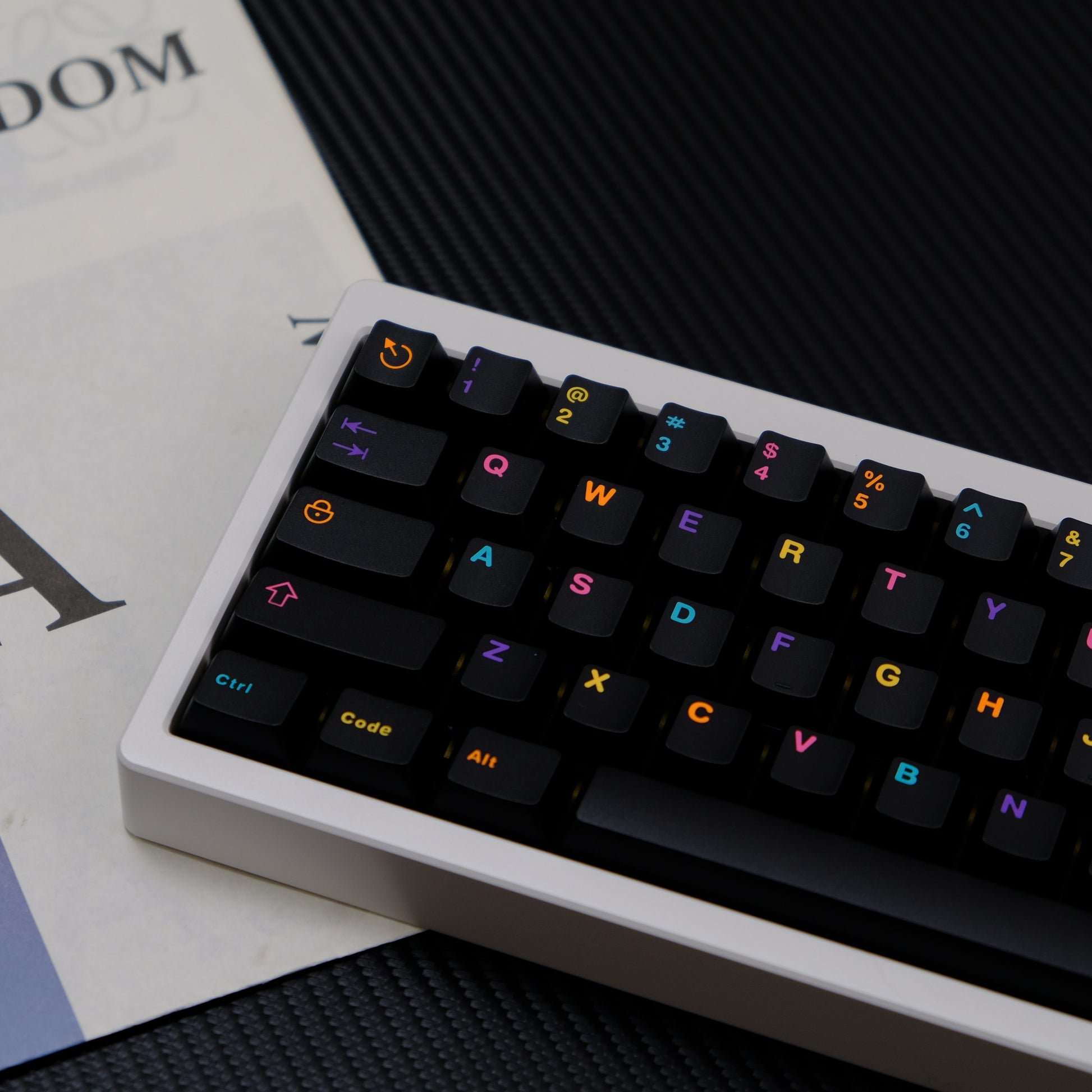 Underworld Black ABS Doubleshot Keycaps - TypeHero