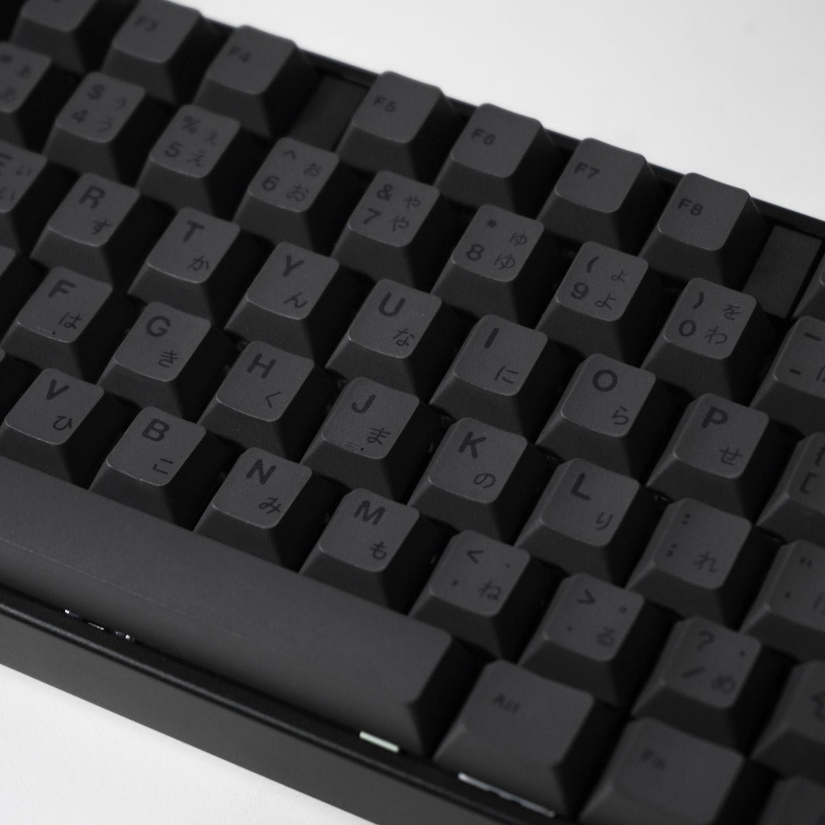 Black on Gray PBT Keycaps Cherry Profile - TypeHero