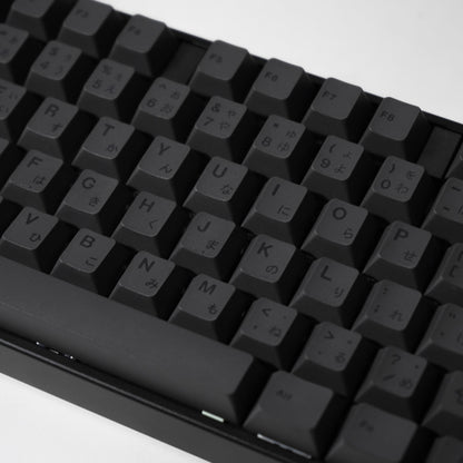 Black on Gray PBT Keycaps Cherry Profile - TypeHero