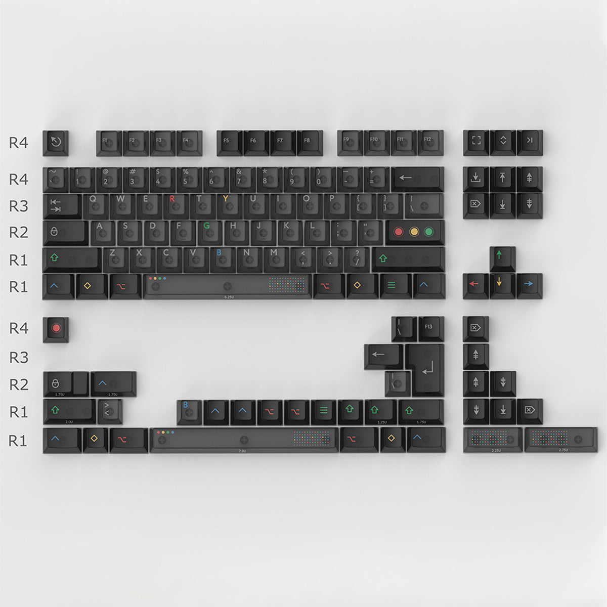 Dark Lights Clone PC Keycap Set