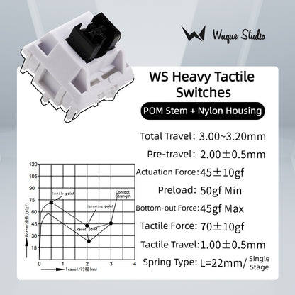 WS Heavy Tactile Wuque Studio Switches 35 броя