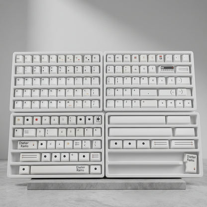 Braun Keycaps White On Black OEM Profile