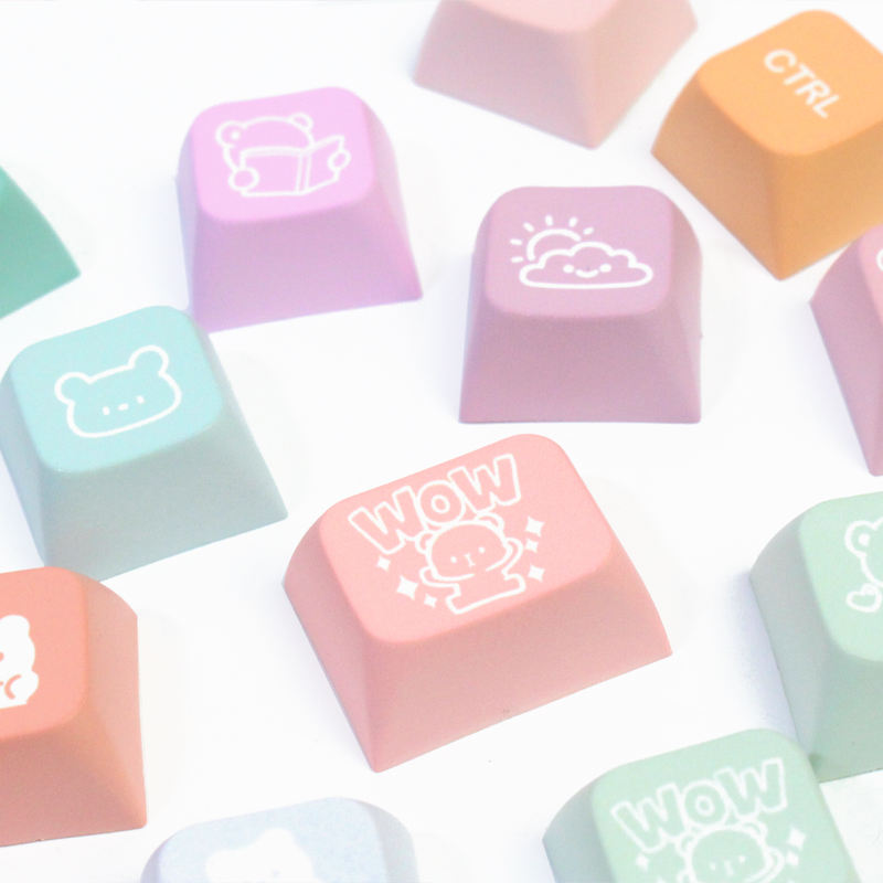 Gummy Bear PBT Dye-Sub KOA Капачки за Механична Клавиатура - TypeHero