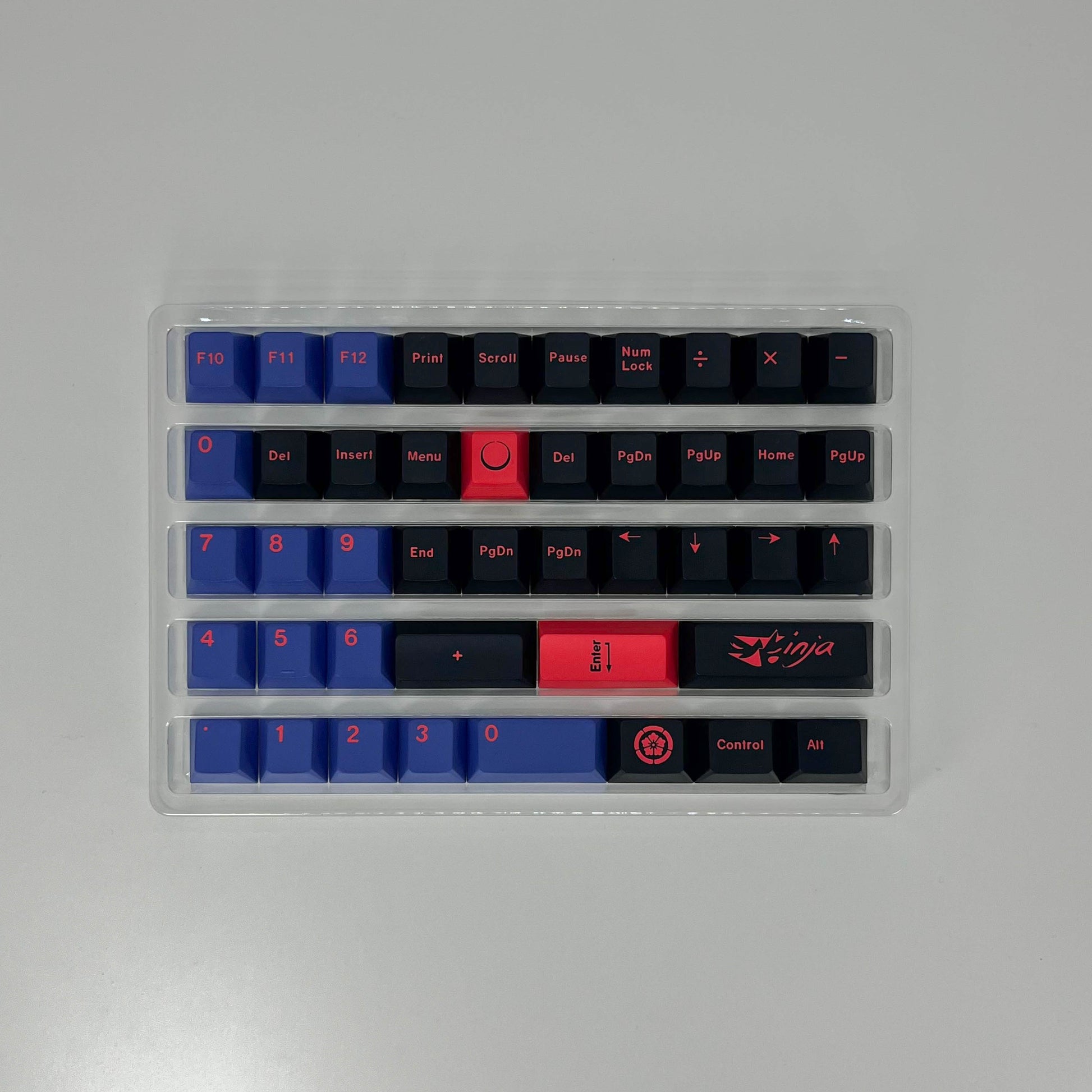 Ninja PBT Dye-Sub Cherry Профил Капачки за Механична Клавиатура - TypeHero