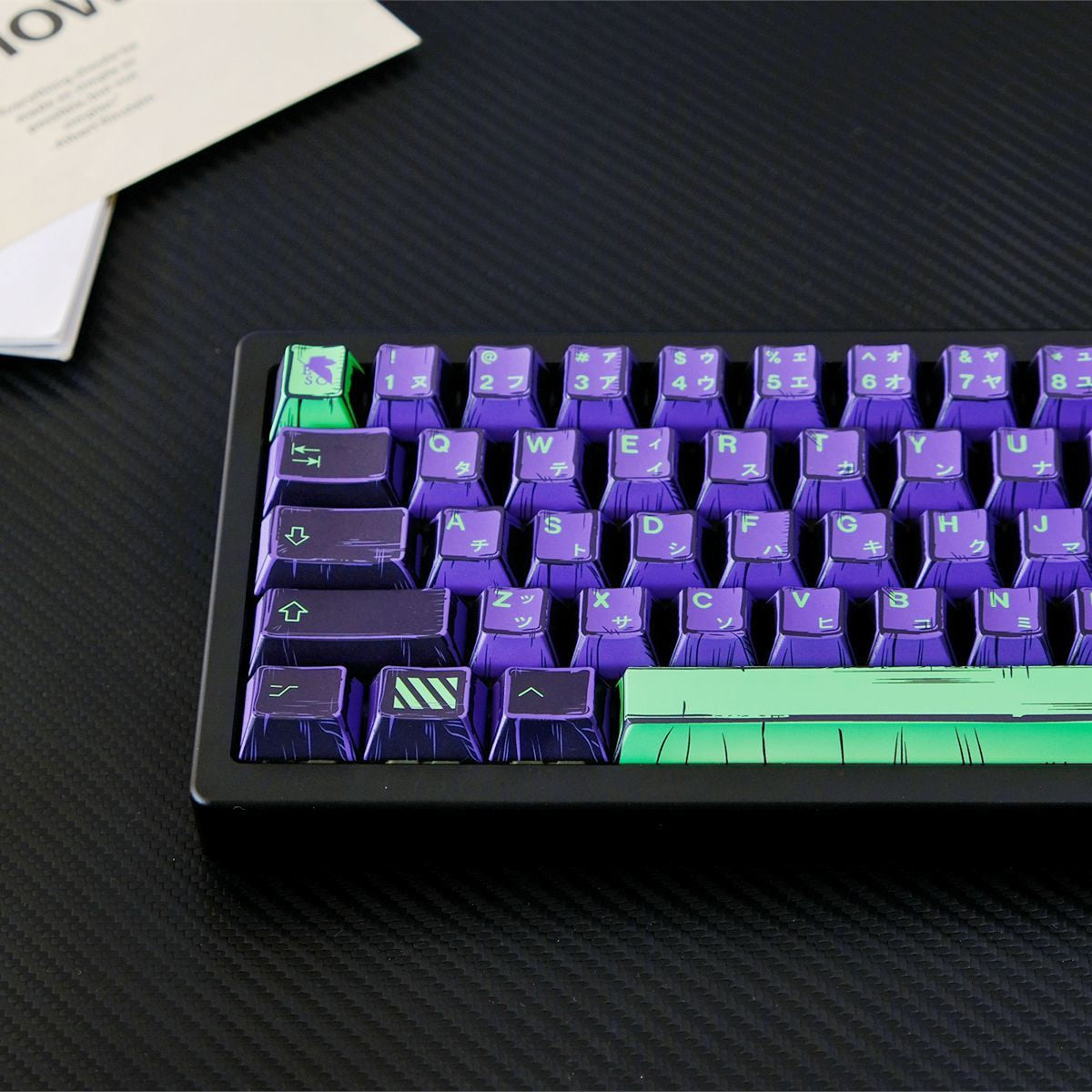 Purple Comix PBT Keycaps Evangelion Berserk Style Капачки за Механична Клавиатура