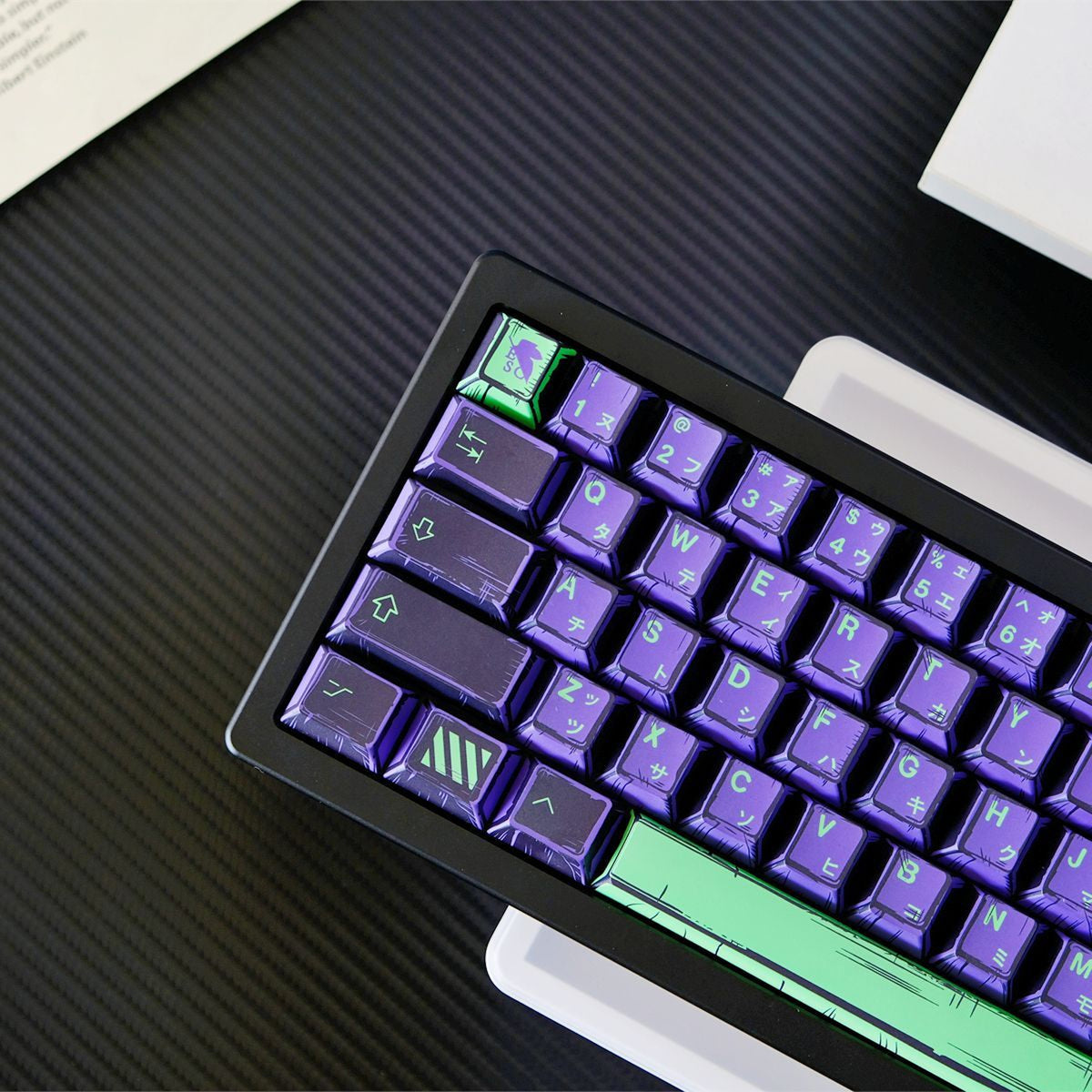 Purple Comix PBT Keycaps Evangelion Berserk Style Капачки за Механична Клавиатура