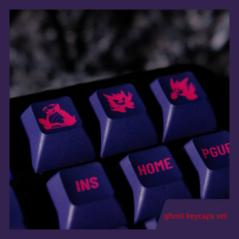 Pokemon Purple Keycaps Gengar KCA Profile