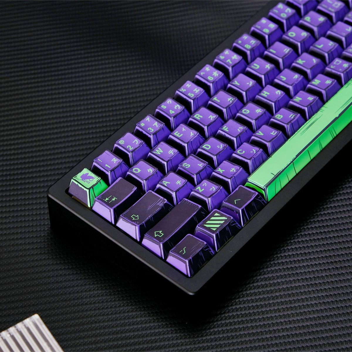 Purple Comix PBT Keycaps Evangelion Berserk Style Капачки за Механична Клавиатура