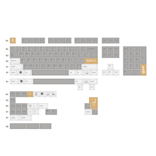 Moon Knight Keycaps PBT Cherry Profile