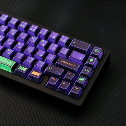 Purple Comix PBT Keycaps Evangelion Berserk Style Капачки за Механична Клавиатура