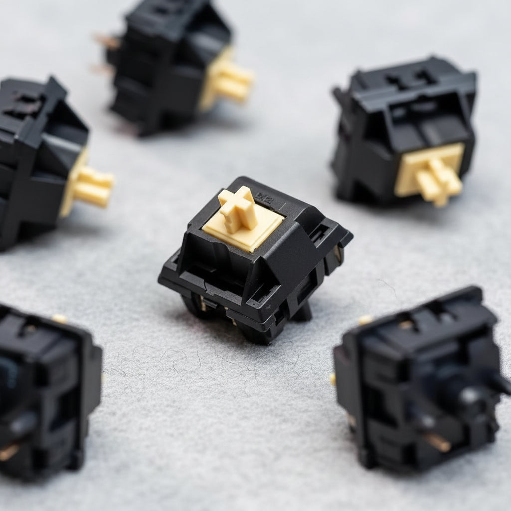 Keygeek Y3 Linear Switches 53g Thocky Суичове за Механична Клавиатура (70 броя) - TypeHero