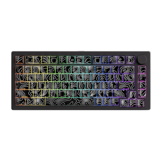 Monsgeek M1v5 x Akko Creamy Purple Pro / Akko Piano Pro v3 Linear (Pre-Built) 75% Aluminum Mechanical Keyboard (VIA) - TypeHero