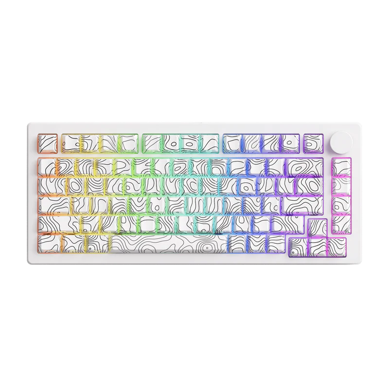 Monsgeek M1v5 x Akko Creamy Purple Pro / Akko Piano Pro v3 Linear (Pre-Built) 75% Aluminum Mechanical Keyboard (VIA) - TypeHero
