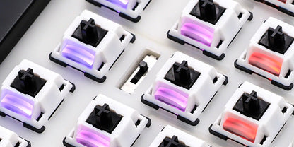 Monsgeek M1v5 x Akko Creamy Purple Pro / Akko Piano Pro v3 Linear (Pre-Built) 75% Aluminum Mechanical Keyboard (VIA) - TypeHero
