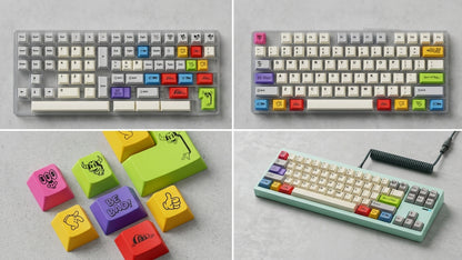 Rubrehose Clone PBT Keycaps Cherry Profile