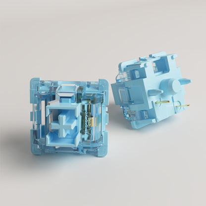 Akko Creamy Blue Pro v3 Суичове (x45 броя) за Механична Клавиатура 5-pin - TypeHero