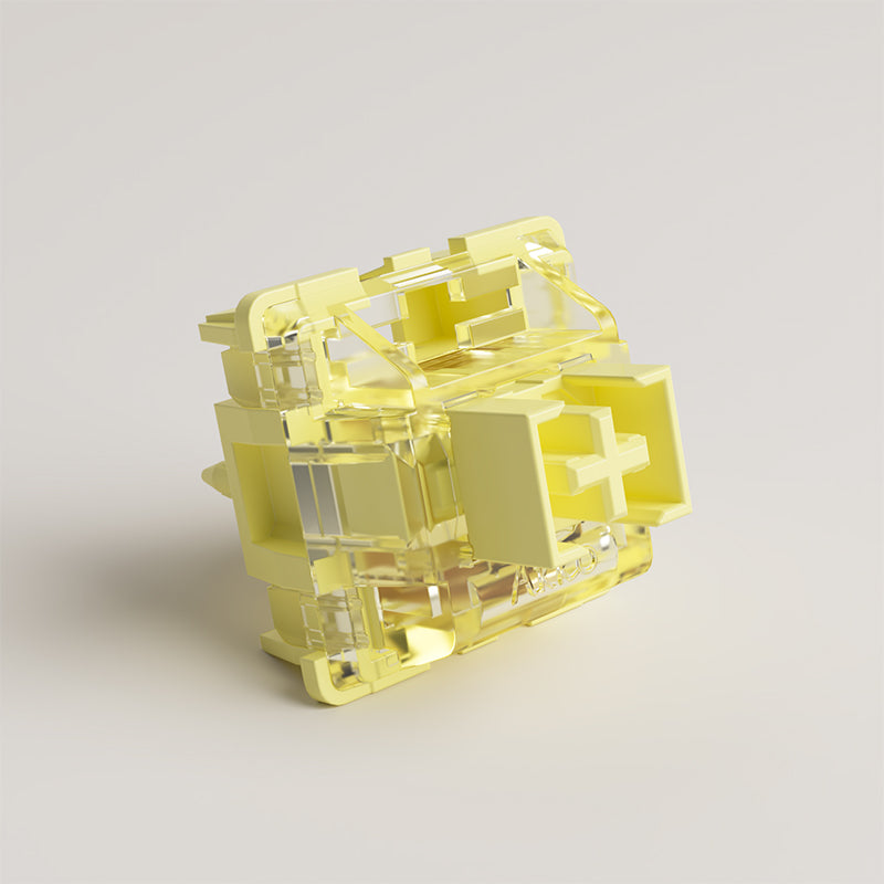 Akko Creamy Yellow Pro v3 Суичове (x45 броя) за Механична Клавиатура 5-pin - TypeHero