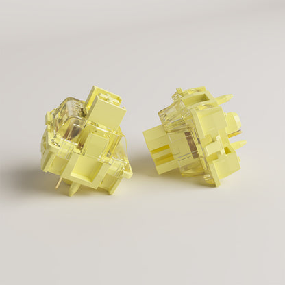 Akko Creamy Yellow Pro v3 Суичове (x45 броя) за Механична Клавиатура 5-pin - TypeHero