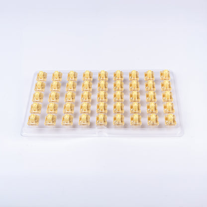 Akko Creamy Yellow Pro v3 Суичове (x45 броя) за Механична Клавиатура 5-pin - TypeHero
