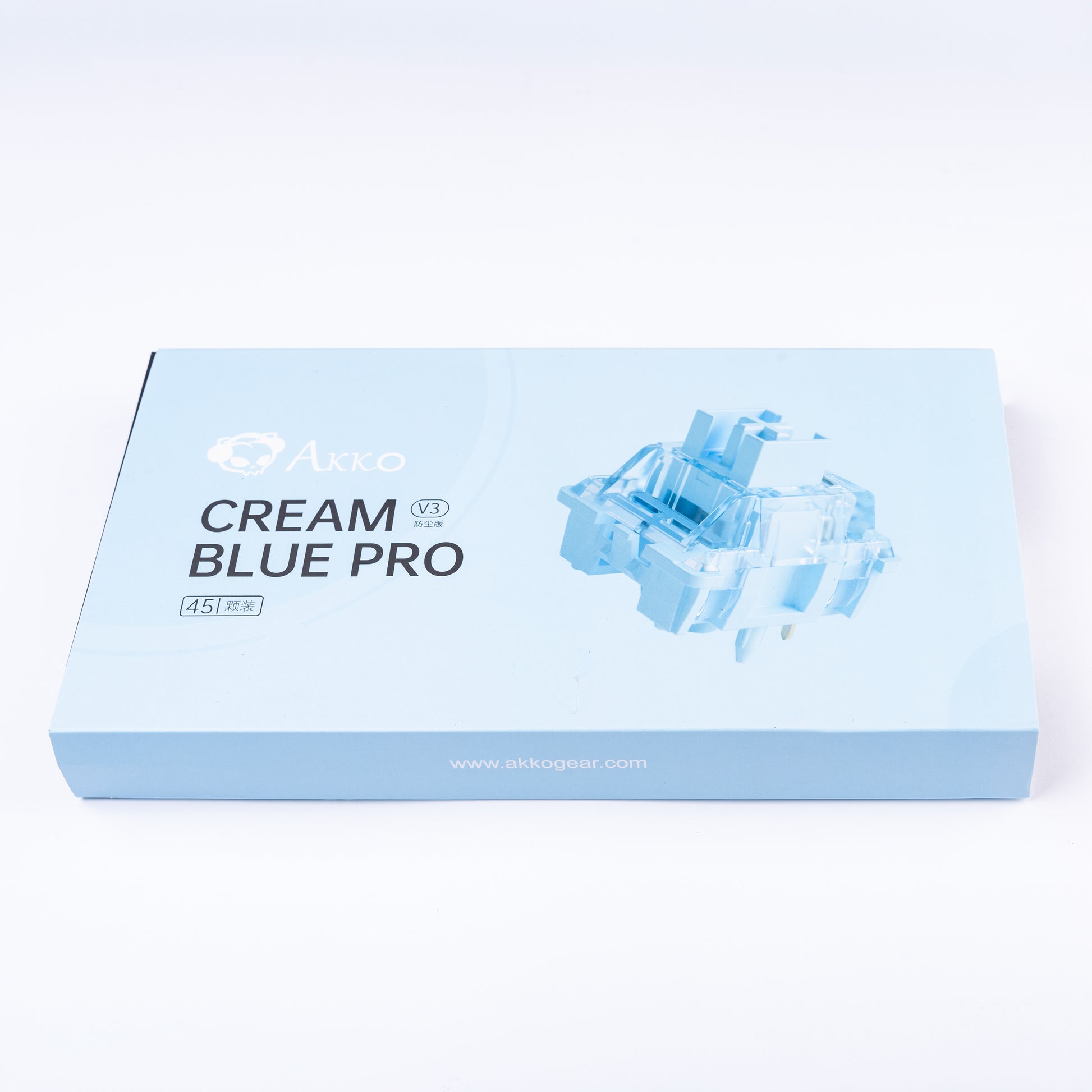 Akko Creamy Blue Pro v3 Суичове (x45 броя) за Механична Клавиатура 5-pin - TypeHero