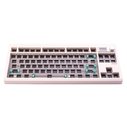 GMK87, 80% TKL Компактна Механична Клавиатура с LCD Екран и алуминиево копче за регулиране на силата на звука (VIA) - TypeHero